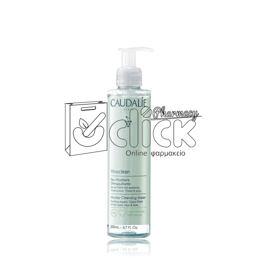 CAUDALIE Vinoclean Micellar Cleansing Water Νερό Καθαρισμού για Πρόσωπο & Μάτια 200ml
