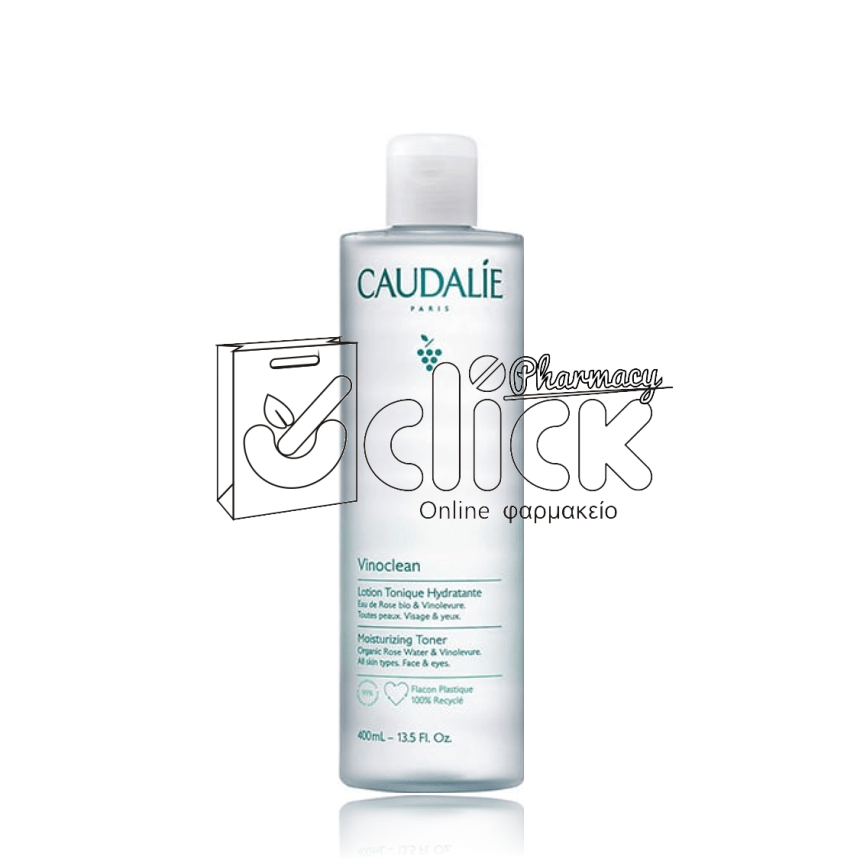 CAUDALIE Vinoclean Supersize Moisturizing Toner Ενυδατική & Τονωτική Λοσιόν Προσώπου 400ml