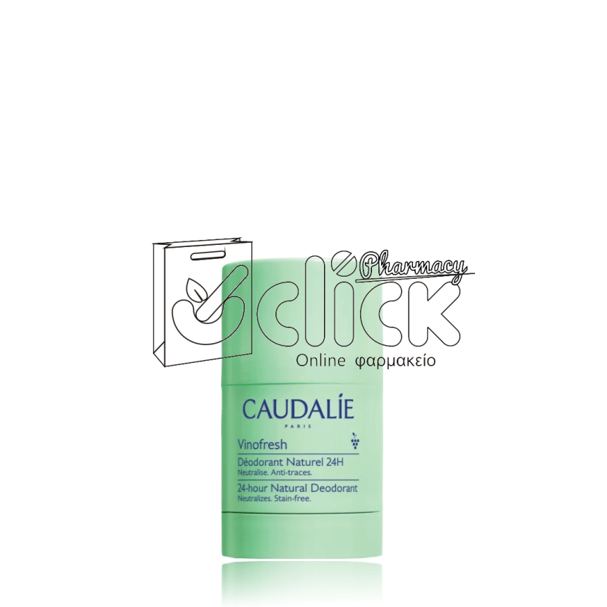 CAUDALIE Vinofresh Natural Stick Deodorant Αποσμητικό με Ευκάλυπτο & Σταφύλι Χωρίς Αλκοόλ 50gr