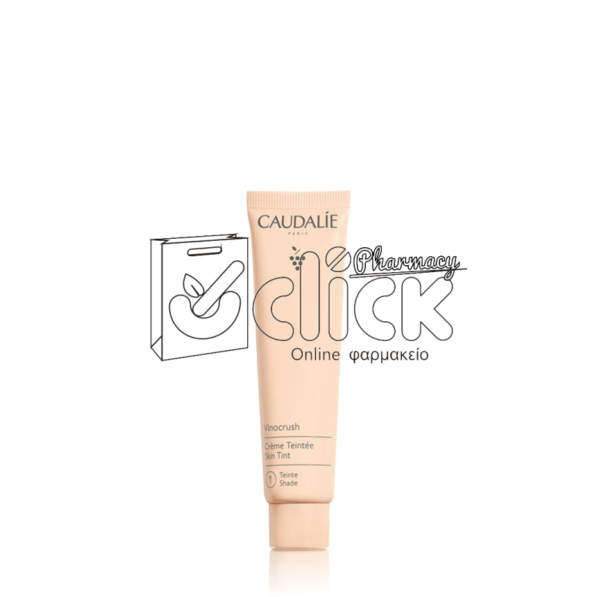 CAUDALIE Vinocrush Skin Tint Shade 1 Fair Ενυδατική Κρέμα Προσώπου με Χρώμα 30ml CAUDALIE Vinocrush Skin Tint Shade 1 Fair Ενυδατική Κρέμα Προσώπου με Χρώμα 30ml