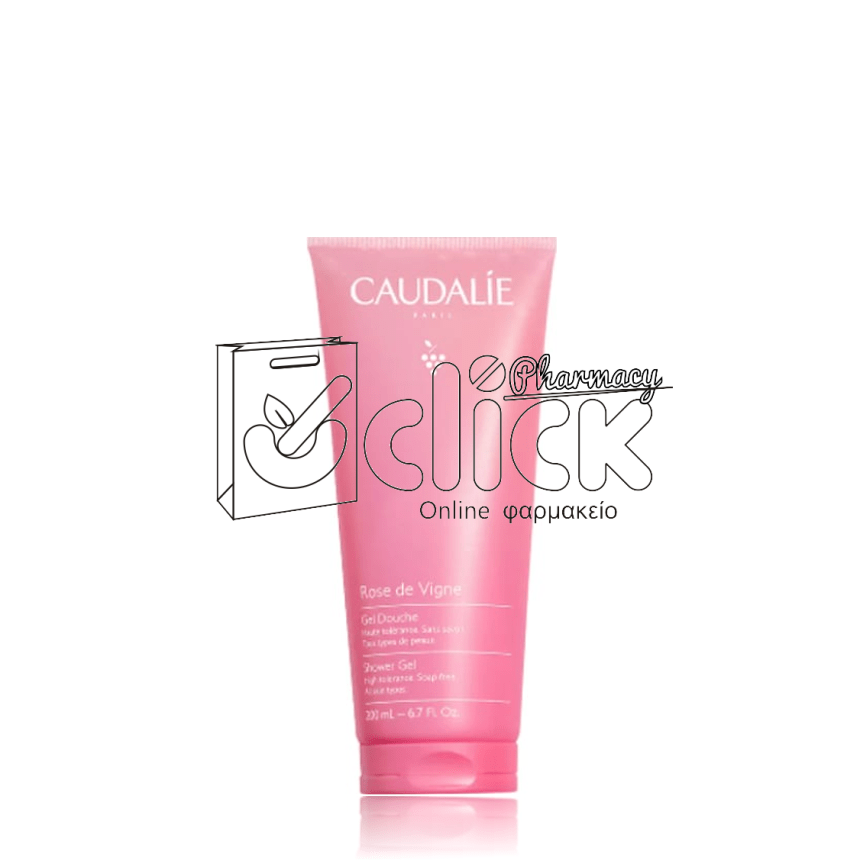 CAUDALIE Rose de Vigne Shower Gel Απαλό Αφρόλουτρο με Άρωμα Τριαντάφυλλο 200ml