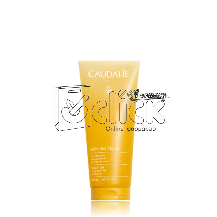 CAUDALIE Soleil des Vignes Shower Gel Αφρόλουτρο με Αλόη, Νότες Καρύδας, Άνθη Πορτοκαλίας & Γιασεμί 200ml