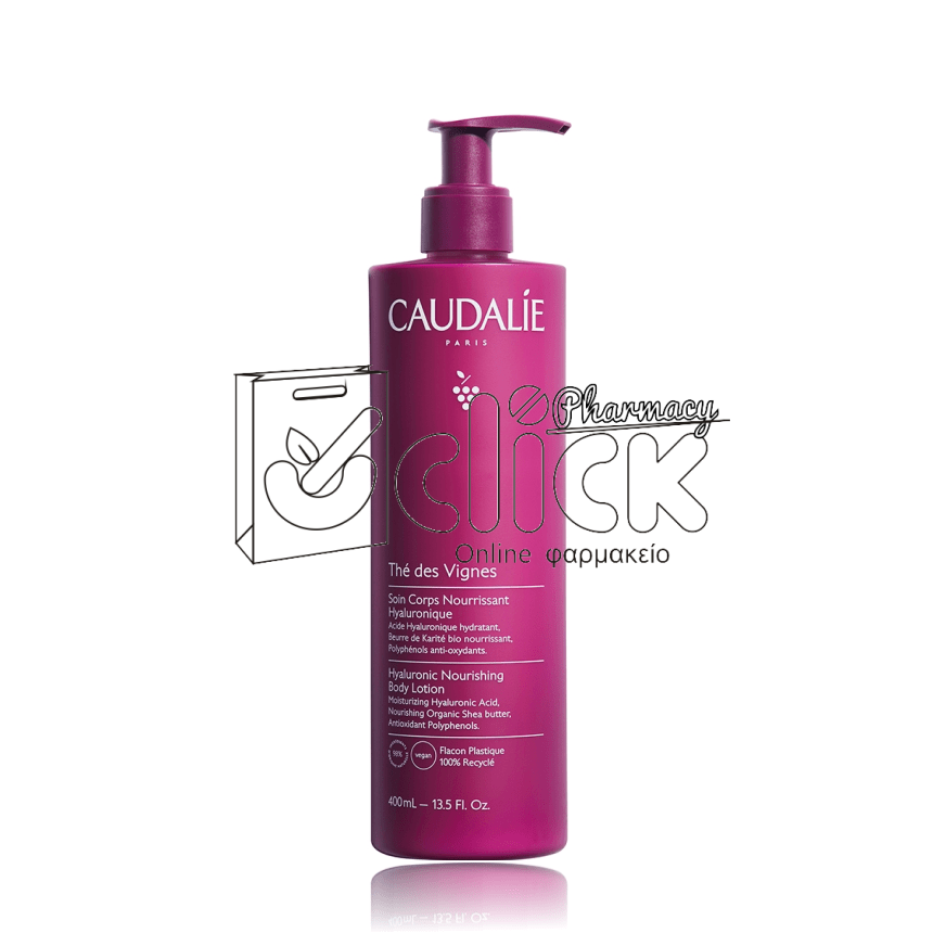 CAUDALIE The des Vignes Hyaluronic Nourishing Body Lotion Ενυδατική Λοσιόν Σώματος με Υαλουρονικό Οξύ 400ml