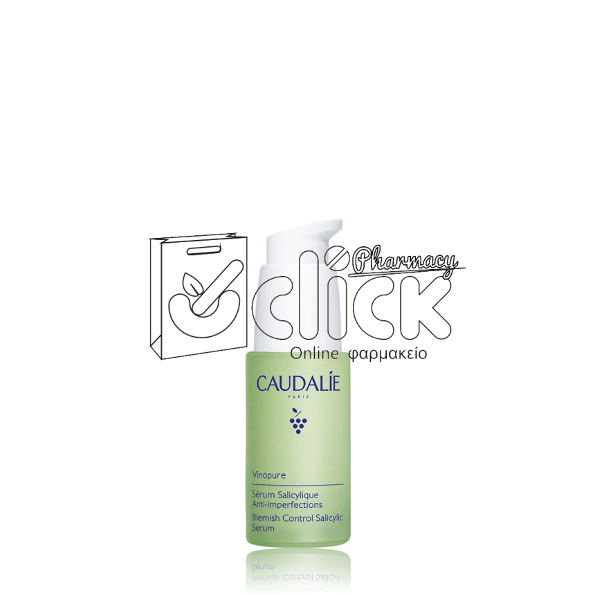 CAUDALIE Vinopure Blemish Control Salicylic Serum Ορός Προσώπου κατά των Ατελειών 30ml