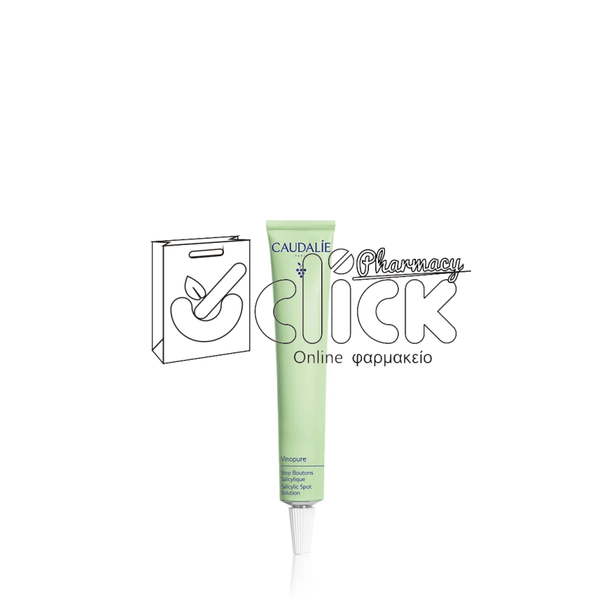 CAUDALIE Vinopure Salicylic Spot Solution Kρέμα Τοπικής Εφαρμογής για Σπυράκια 15ml