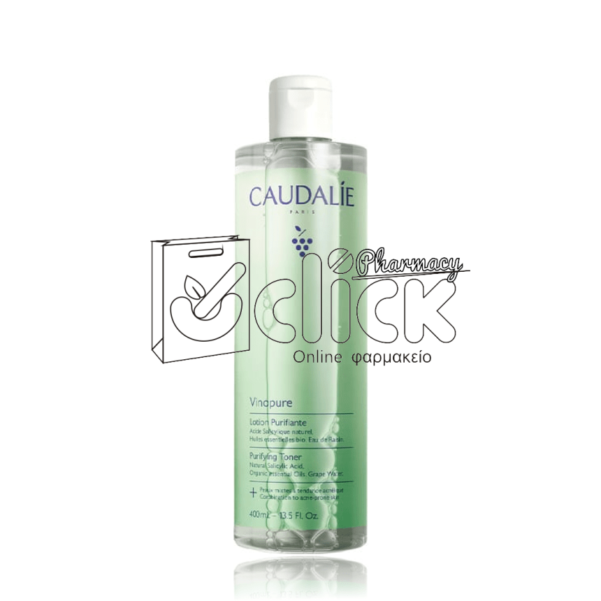 CAUDALIE Vinopure Purifying Toner Φροντίδα κατά των Ατελειών 400ml CAUDALIE Vinopure Purifying Toner Φροντίδα κατά των Ατελειών 400ml