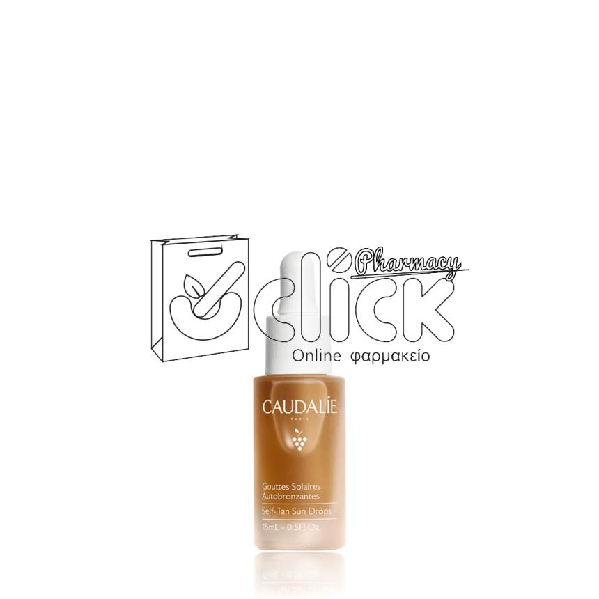 CAUDALIE Self-Tan Sun Drops Σταγόνες Σταδιακού Μαυρίσματος Προσώπου 15ml