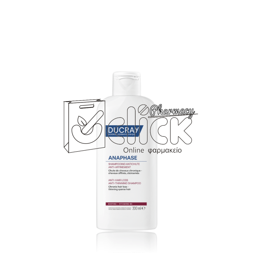 DUCRAY Anaphase+  Σαμπουάν κατά της χρόνιας τριχόπτωσης και της αραίωσης 200ml