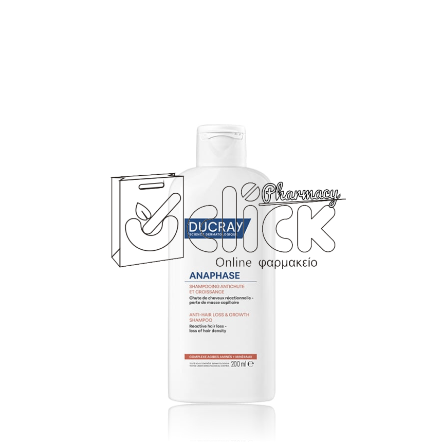 DUCRAY Anaphase+  Σαμπουάν ανάπτυξης των μαλλιών & κατά της αντιδραστικής τριχόπτωσης 200ml
