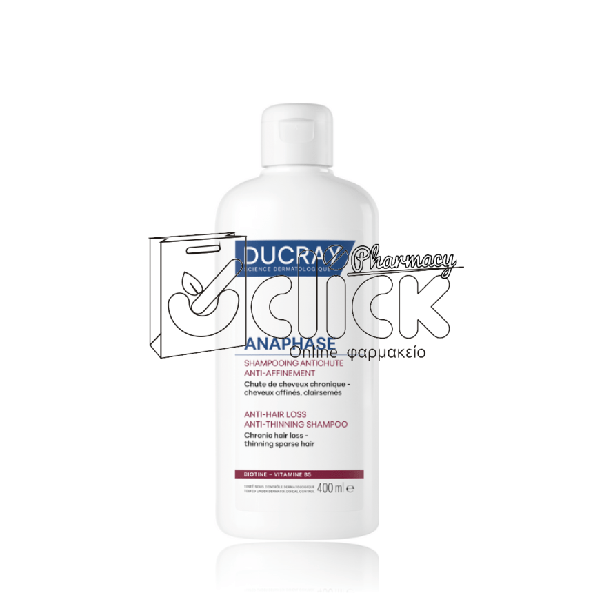 DUCRAY Anaphase+  Σαμπουάν κατά της χρόνιας τριχόπτωσης και της αραίωσης 400ml