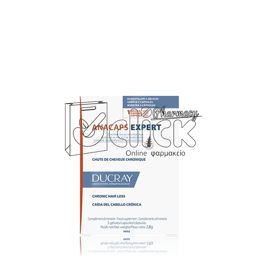 DUCRAY Anacaps Expert Συμπλήρωμα διατροφής για τη χρόνια τριχόπτωση x30 κάψουλες