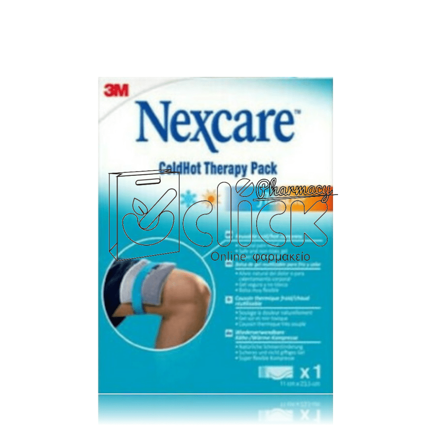 NEXCARE ColdHot Therapy Pack Flexible Παγοκύστη / Θερμοφόρα Πολλαπλών Χρήσεων για Φυσική Ανακούφιση από τον Πόνο (11cm x 23.5cm)