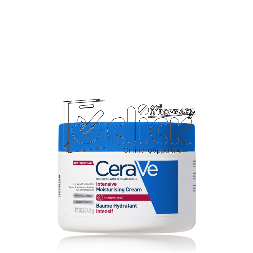 CERAVE Intensive Moisturising Cream Ενταντική Ενυδατική Κρέμα για Πολύ Ξηρό Δέρμα 340g