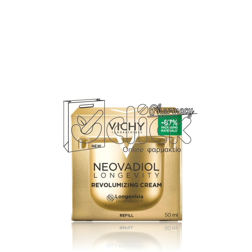 VICHY Neovadiol Longevity Κρέμα Αναδόμησης για Επαναφορά Όγκου Νεότητας 50ml ανταλλακτικό