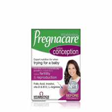 PREGNACARE Vitabiotics Conception Συμπλήρωμα για Γυναίκες που Επιθυμούν να Συλλάβουν x30 δισκία