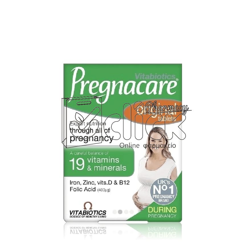 PREGNACARE Vitabiotics Original Πολυβιταμίνη για την Ομαλή διεξαγωγή της Εγκυμοσύνης x30 δισκία PREGNACARE Vitabiotics Original Πολυβιταμίνη για την Ομαλή διεξαγωγή της Εγκυμοσύνης x30 δισκία