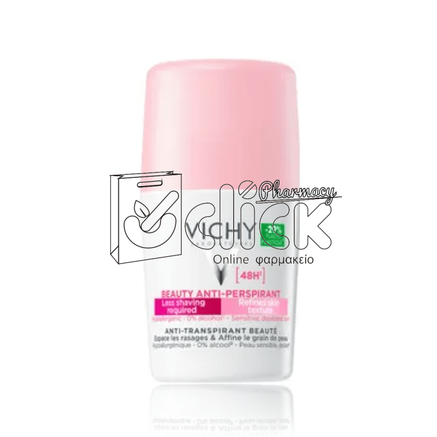 VICHY Deodorant Ideal Finish 48H Αποσμητικό για Έντονη Εφίδρωση 50ml