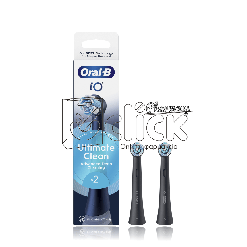 ORAL-B iO Ultimate Clean Ανταλλακτικές Κεφαλές Ηλεκτρικής Οδοντόβουρτσας x2τεμ