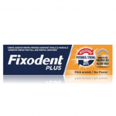 FIXODENT Plus Strong Bite Στερεωτική Κρέμα για Oλικές & Mερικές Oδοντοστοιχίες 40ml