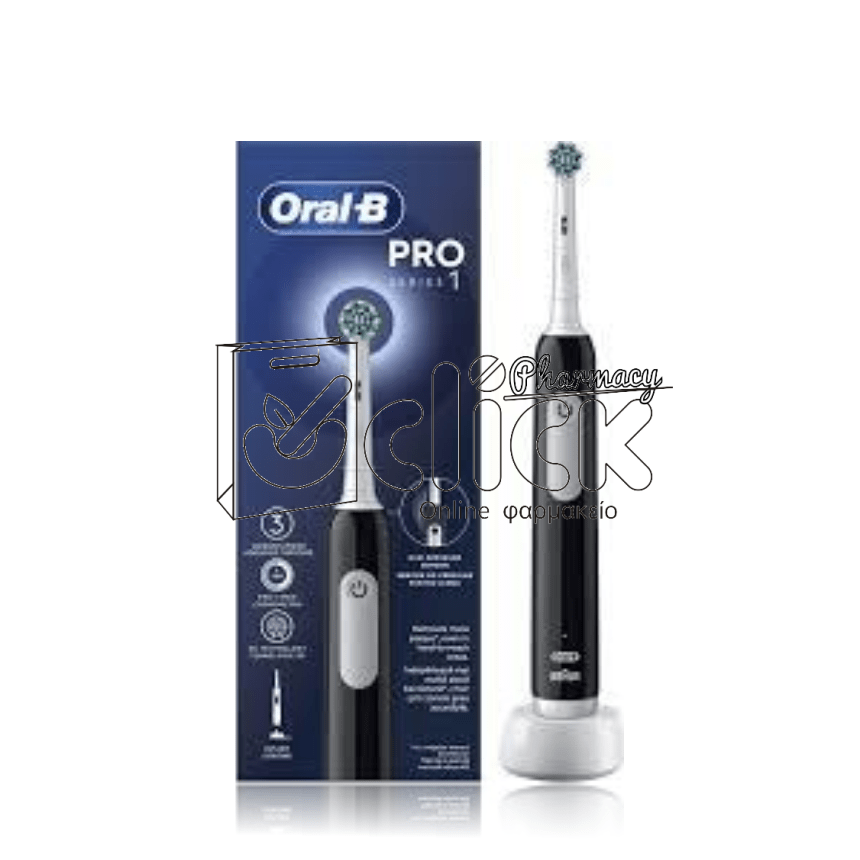 ORAL-B  Pro Series 1 Black Electric Toothbrush 1 Τεμάχιο
