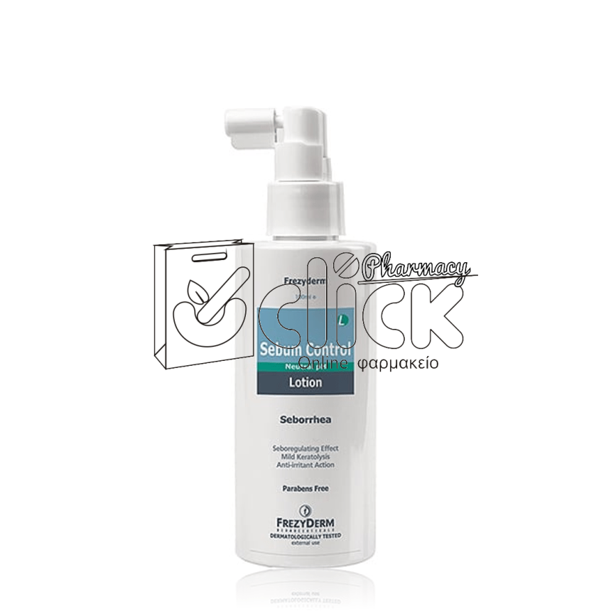 FREZYDERM Sebum Control Lotion Λοσιόν Μαλλιών για την Σμηγματορροϊκή Δερματίτιδα, Κνησμό & Ψωρίαση Τριχωτού 100ml
