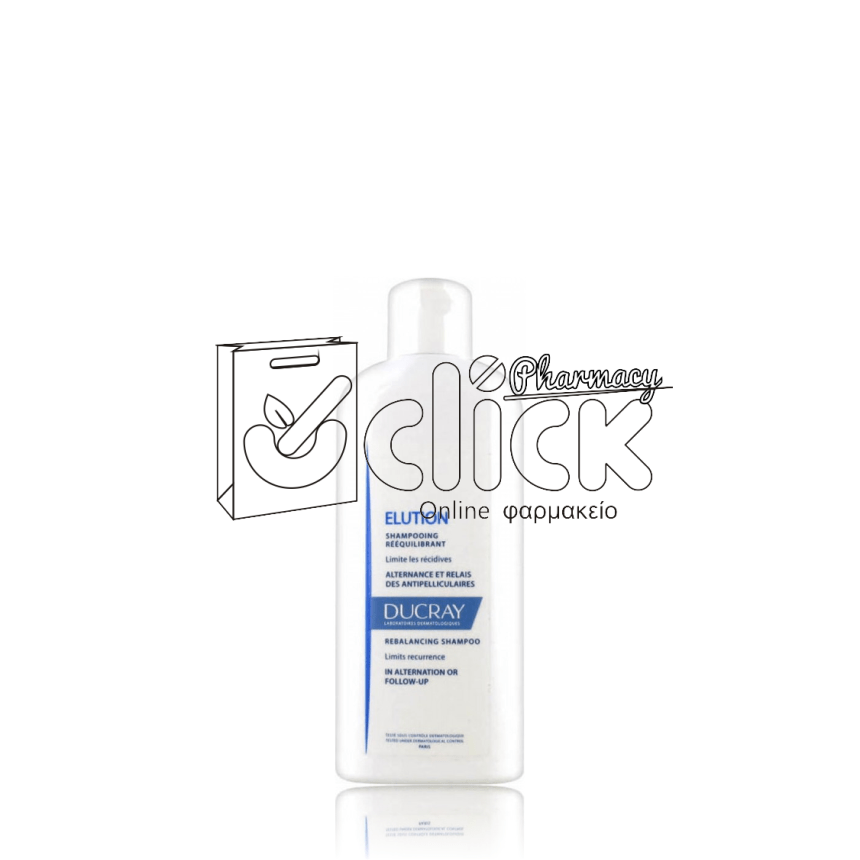 DUCRAY Elution Dermo-Protective Shampoo Δερμοπροστατευτικό Σαμπουάν Καθημερινής Χρήσης 200ml