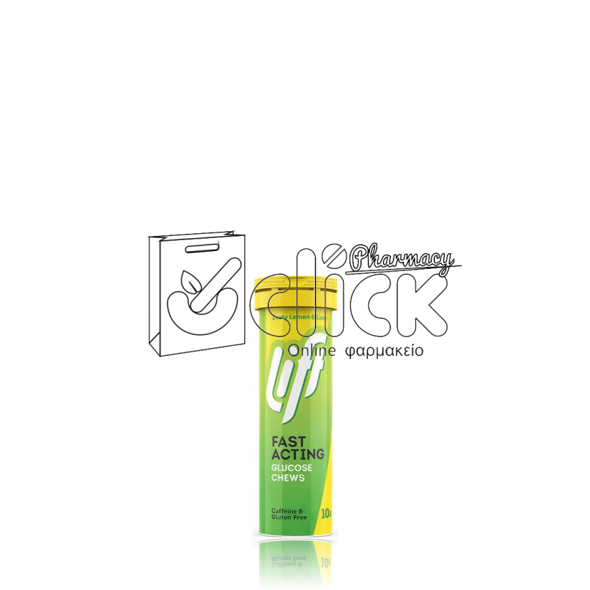 GLUCOTABS Lift Fast Acting Zesty Lemon & Lime Ταμπλέτες Γλυκόζης με Γεύση Λεμόνι x10tabs GLUCOTABS Lift Fast Acting Zesty Lemon & Lime Ταμπλέτες Γλυκόζης με Γεύση Λεμόνι x10tabs