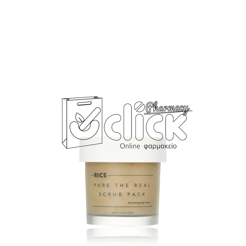 THANK YOU FARMER Rice Pure The Real Scrub Pack & Μάσκα Προσώπου 100ml THANK YOU FARMER Rice Pure The Real Scrub Pack & Μάσκα Προσώπου 100ml