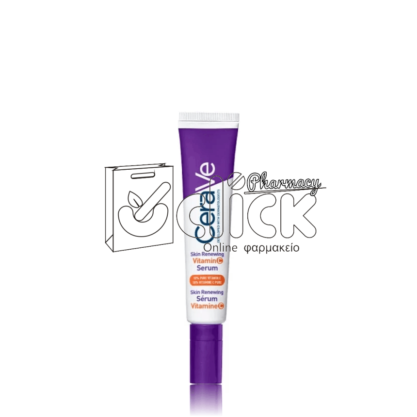 CERAVE Skin Renewing Vitamin C Ορός Προσώπου με 10% Kαθαρή Bιταμίνη C 30ml