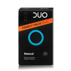 DUO Natural Condoms Family Pack 30τμχ