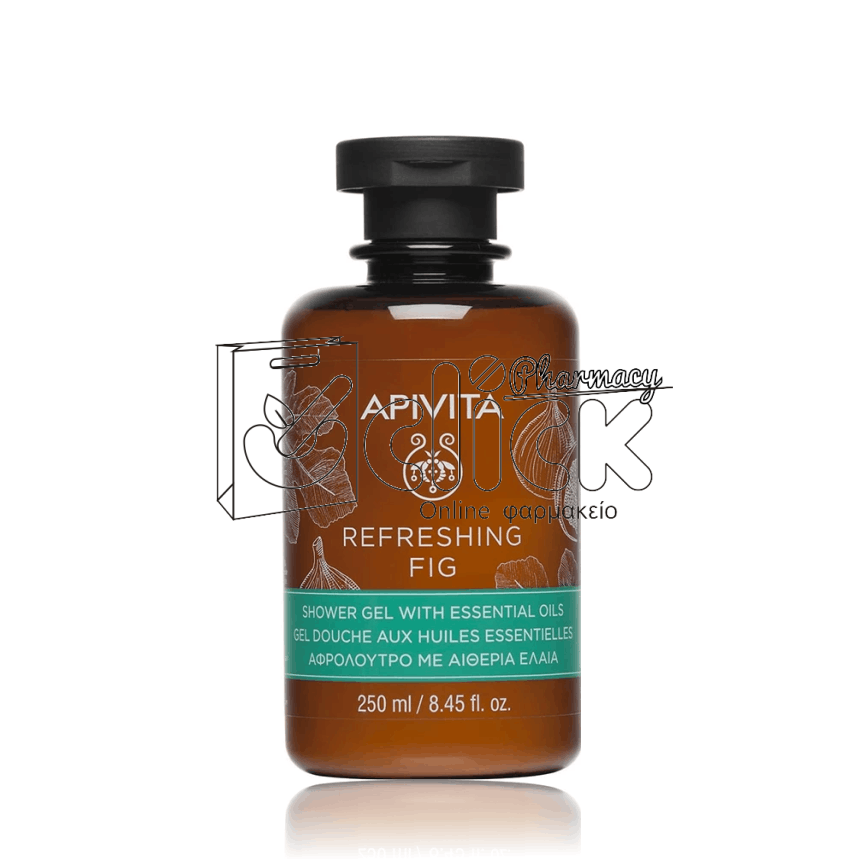 APIVITA Refreshing Fig Αφρόλουτρο με Αιθέρια Έλαια 250ml