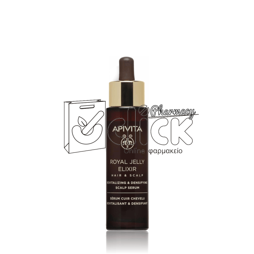 APIVITA Royal Jelly Elixir Ορός Τριχωτού Αναζωογόνησης & Πυκνότητας 50ml