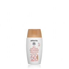 APIVITA Bee Sun Safe Daily Age Repair Dry Touch Tinted Λεπτόρευστη Κρέμα Προσώπου κατά των Πανάδων & Ρυτίδων SPF50 με Χρώμα 50ml