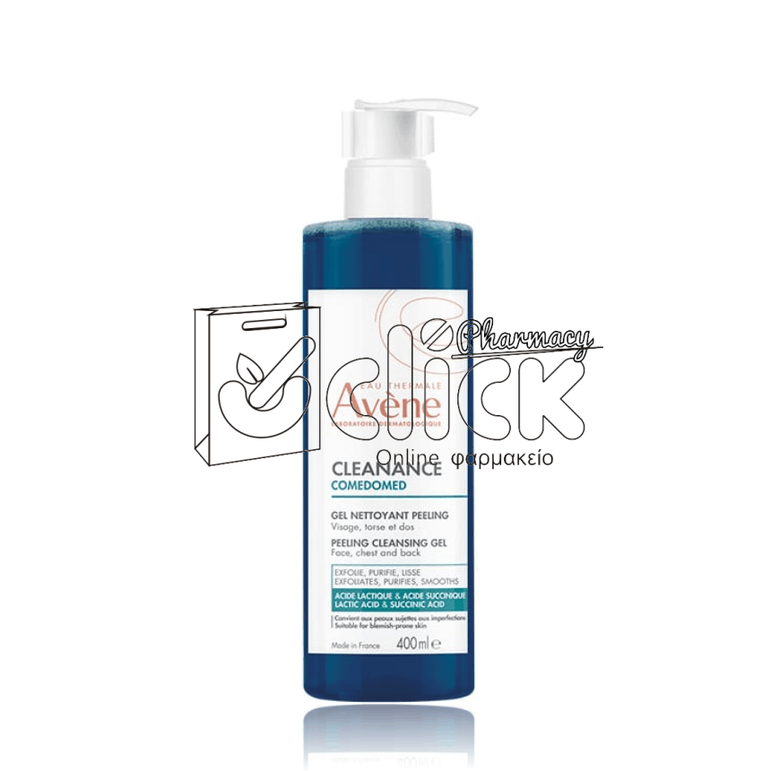 AVENE Cleanance Comedomed Cleansing Gel Καθαρισμού Peeling 400ml