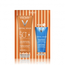 VICHY Promo Capital Soleil Ενυδατικό Αντηλιακό Γαλάκτωμα Σώματος SPF50+ 300ml & Δώρο After Sun Καταπραϋντικό Γαλάκτωμα για Πρόσωπο & Σώμα 100ml