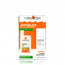 LA ROCHE-POSAY Promo Anthelios UVMune 400 Oil Control Αντηλιακό Προσώπου για Λιπαρό Δέρμα SPF50+ 50ml & Δώρο Toleriane Sensitive Cream Ενυδατική Κρέμα Προσώπου για Ευαίσθητες Επιδερμίδες 15ml