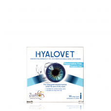 HYALOVET Οφθαλμικές Σταγόνες με Yαλουρονικό Νάτριο 0,15%, 30amps x 0,35ml
