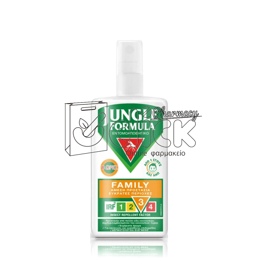 JUNGLE FORMULA Family Εντομοαπωθητικό Σπρέι 100ml JUNGLE FORMULA Family Εντομοαπωθητικό Σπρέι 100ml
