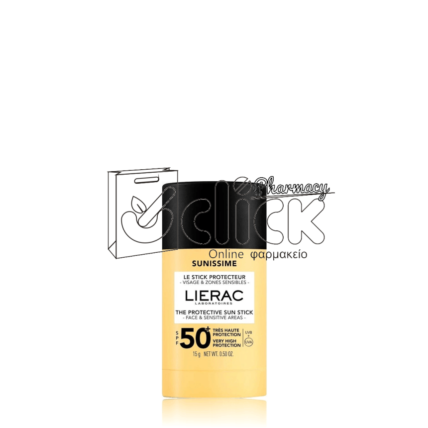 LIERAC Sunissime The Protective Sun Stick Το Προστατευτικό Αντηλιακό Στικ για Πρόσωπο & Ευαίσθητες Περιοχές SPF50+ 15g