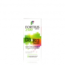 GEOPLAN Fortius 2500 D3 2500IU & B12 1000μg x30 διασπειρόμενα δισκία