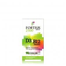 GEOPLAN Fortius 2500 D3 2500IU & B12 1000μg x30 διασπειρόμενα δισκία