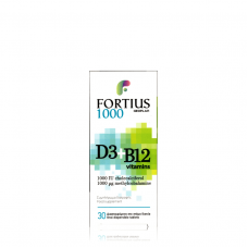 GEOPLAN Fortius 1000 D3 1000IU & B12 1000μg x30 διασπειρόμενα δισκία