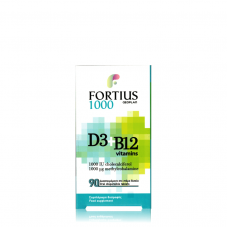 GEOPLAN Fortius 1000 D3 2500IU & B12 1000μg x90 διασπειρόμενα δισκία