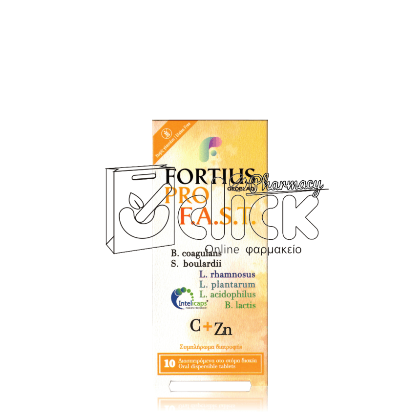 GEOPLAN Fortius Pro F.A.S.T. x10 διασπειρόμενα δισκία GEOPLAN Fortius Pro F.A.S.T. x10 διασπειρόμενα δισκία