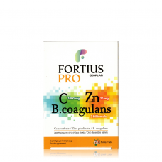 GEOPLAN Fortius Pro με Βιταμίνη C, Ψευδάργυρο και Προβιοτικά x60 διασπειρόμενα δισκία