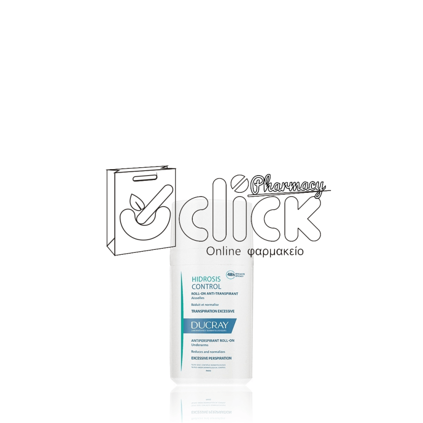 DUCRAY Hidrosis Control Αντιιδρωτικό Roll-on 48h κατά της Υπερβολικής Εφίδρωσης 40ml