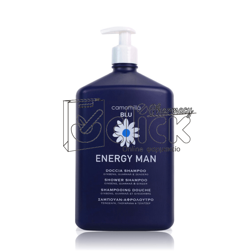 CAMOMILLA BLU Energy Man 2in1 Shower & Shampoo 1000ml CAMOMILLA BLU Energy Man 2in1 Shower & Shampoo 1000ml