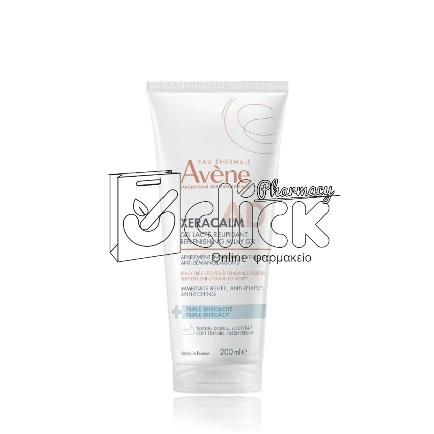AVENE Xeracalm AD Milky Gel Αναπλήρωσης Λιπιδίων 200ml AVENE Xeracalm AD Milky Gel Αναπλήρωσης Λιπιδίων 200ml