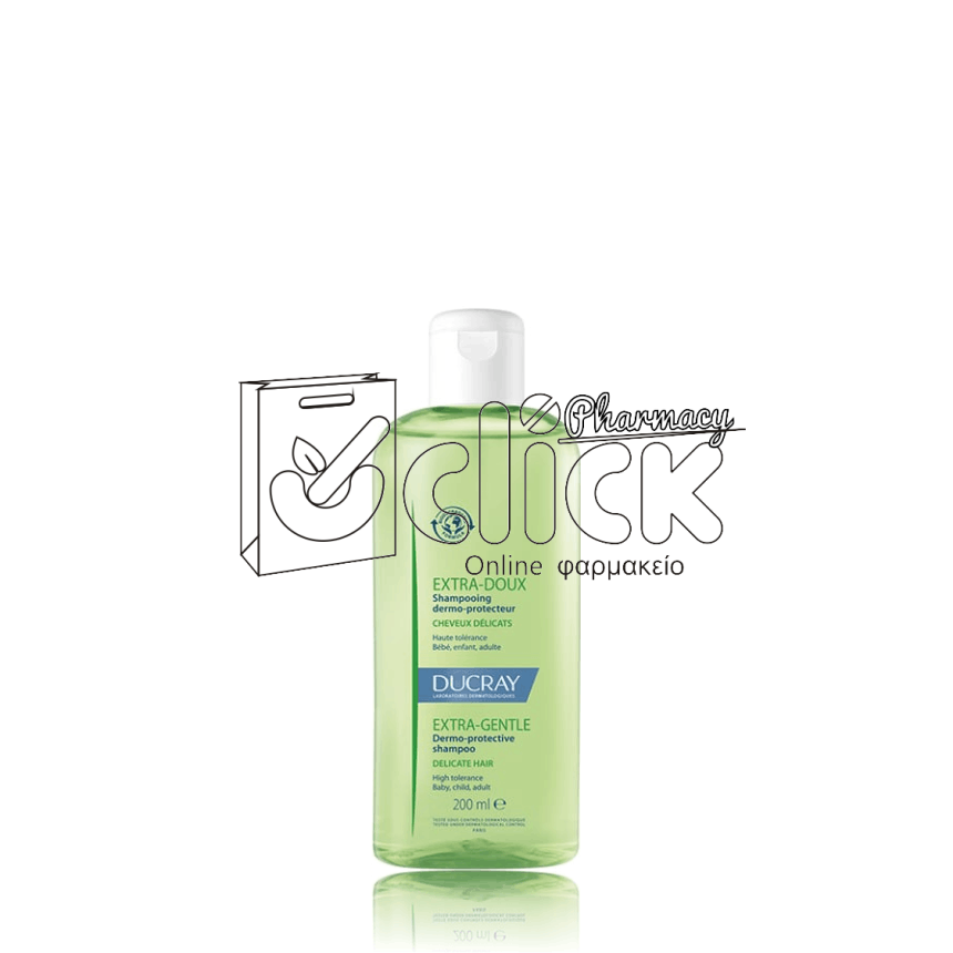 DUCRAY Extra-Gentle Dermo-Protective Shampoo for Delicate Hair Απαλό Σαμπουάν για Συχνό Λούσιμο 200ml DUCRAY Extra-Gentle Dermo-Protective Shampoo for Delicate Hair Απαλό Σαμπουάν για Συχνό Λούσιμο 200ml
