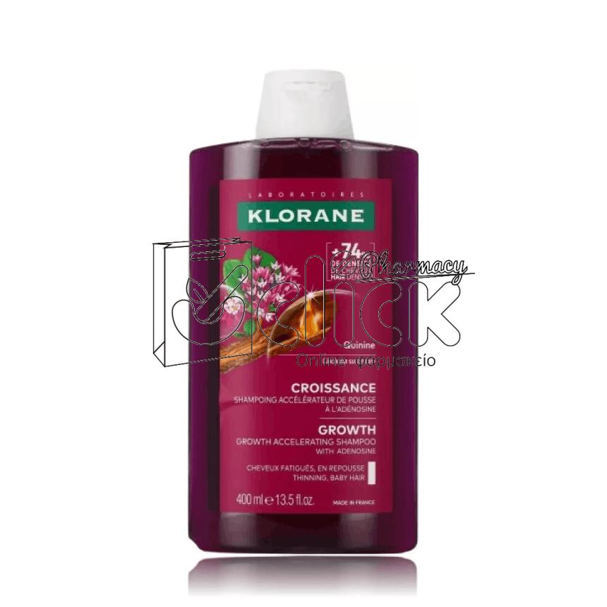 KLORANE Quinine Length Σαμπουάν Eπιτάχυνσης της Aνάπτυξης με Αδενοσίνη και Κινίνη 400ml KLORANE Quinine Length Σαμπουάν Eπιτάχυνσης της Aνάπτυξης με Αδενοσίνη και Κινίνη 400ml